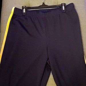 Navy track pants